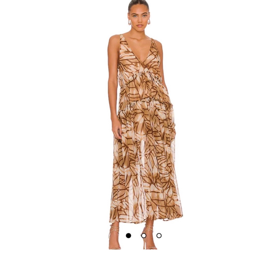 Free People Julianna Maxi In Sand Combo Size Small